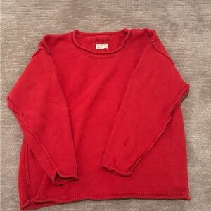 We The Free Red Knit Sweater